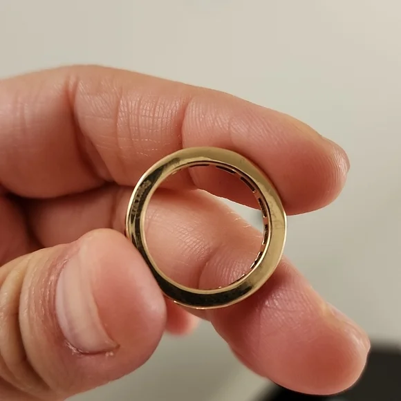 Sapphire eternity band 14k 7 - Picture 4 of 9